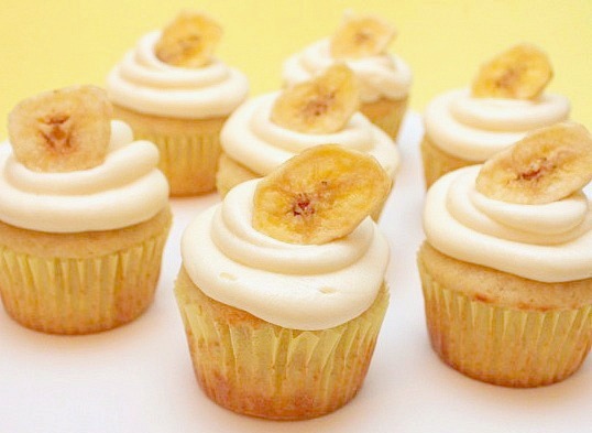 banana cupcakes