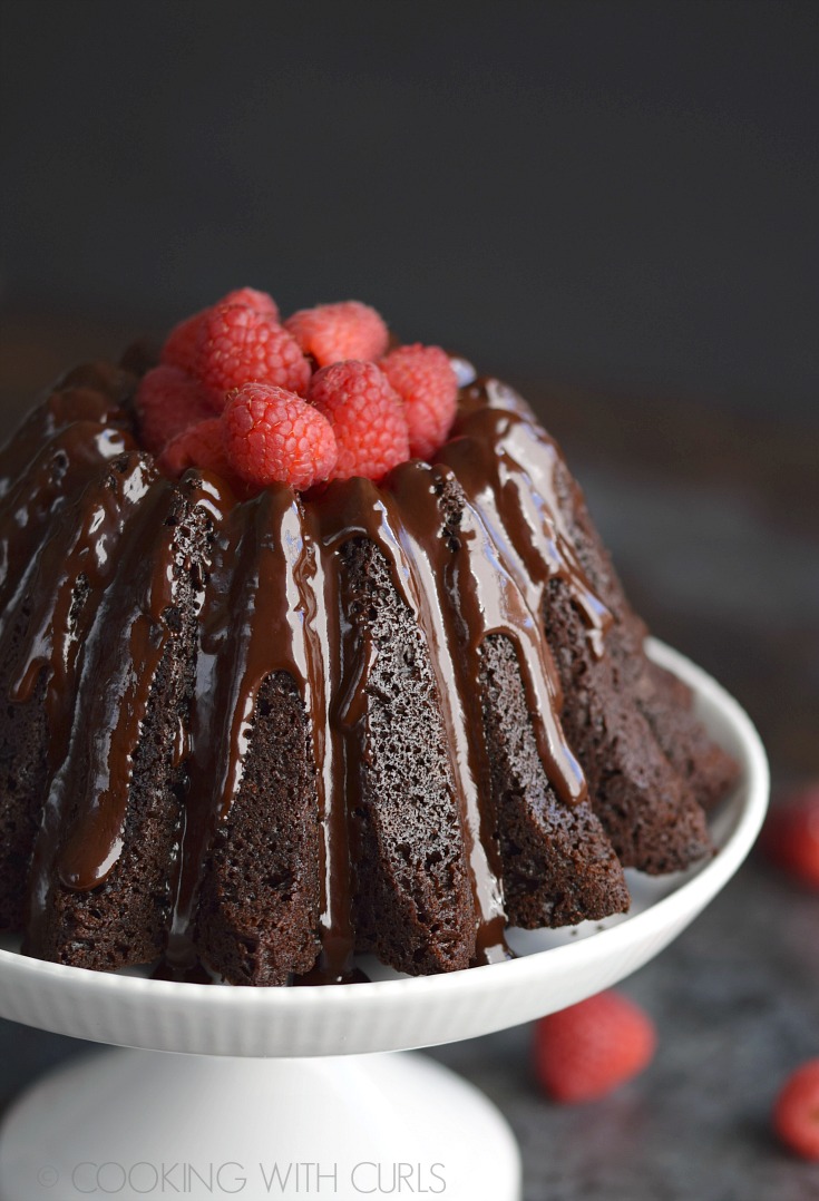Mini Chocolate Bundt Cake happy cook