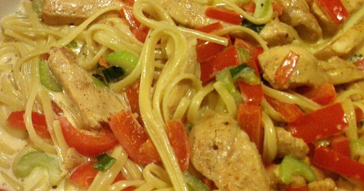 Healthy Cajun Chicken Linguine Recipe - Geni Recipes