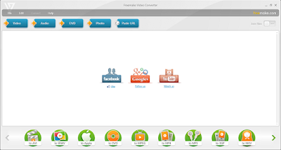 Tampilan Freemake Video Converter