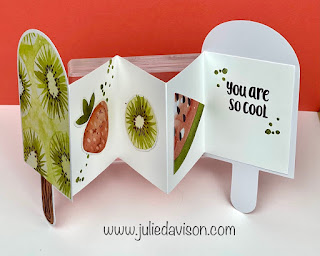 12 April 2021 Paper Pumpkin: So Cool Alternative Projects + VIDEO ~ www.juliedavison.com #stampinup #paperpumpkin"