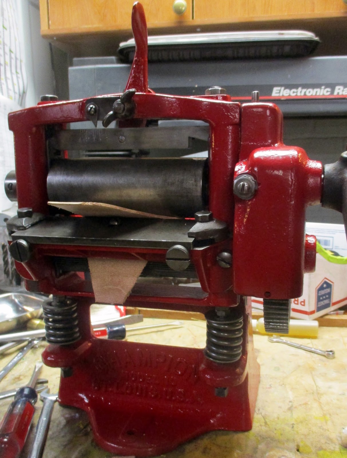 MI Shop Tools Inventions: Champion 10 Leather Splitter Rebuild