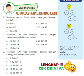 Kunci Jawaban Halaman 63 Kelas 4 Senang Belajar Matematika Kurikulum 2013 www.simplenews.me
