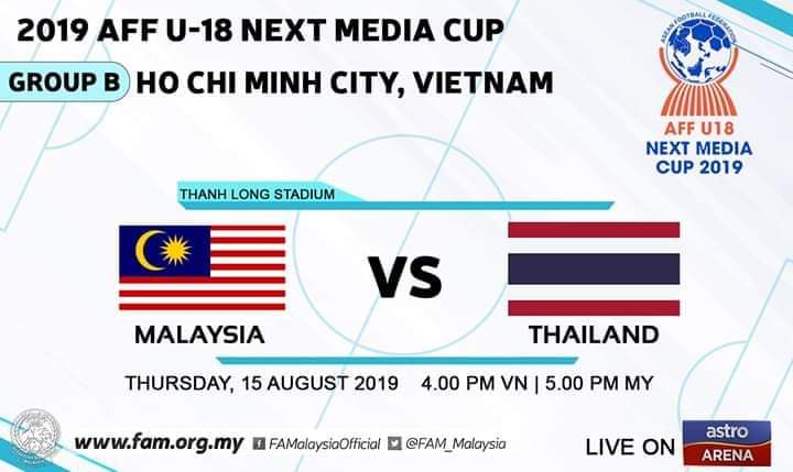 Vs malaysia thailand langsung siaran Live streaming
