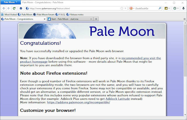 Pale Moon Browser