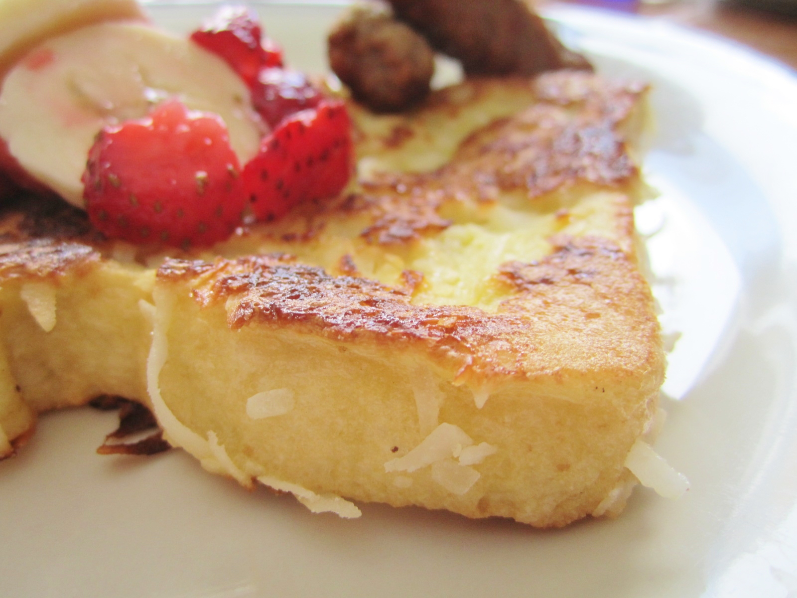 Sisters' Sweet Tooth Coconut Crusted French Toast