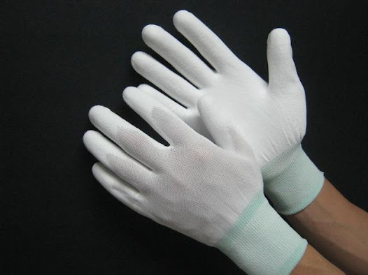 găng tay phòng sạch 2 màu