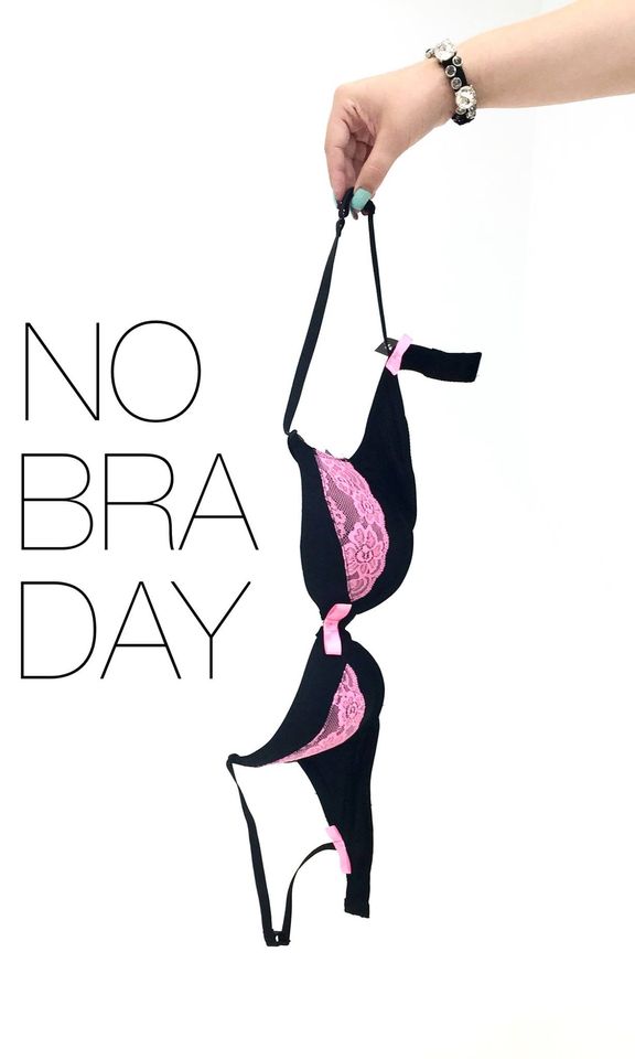 National No Bra Day Wishes Beautiful Image