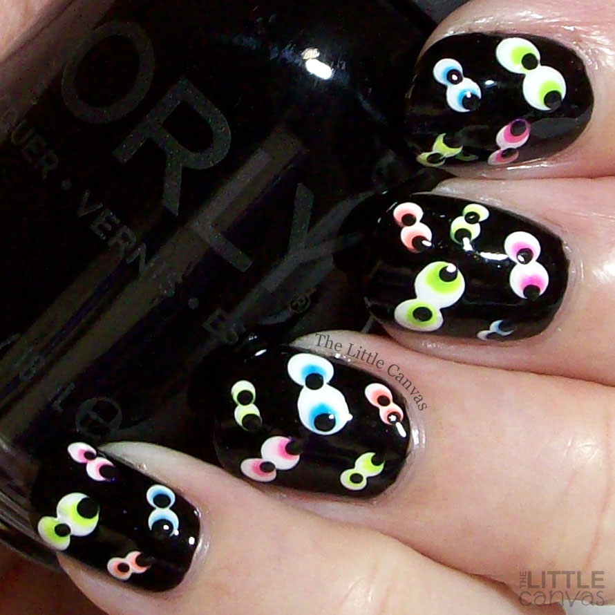 The One With the Googly Eye Nail Art The Little Canvas