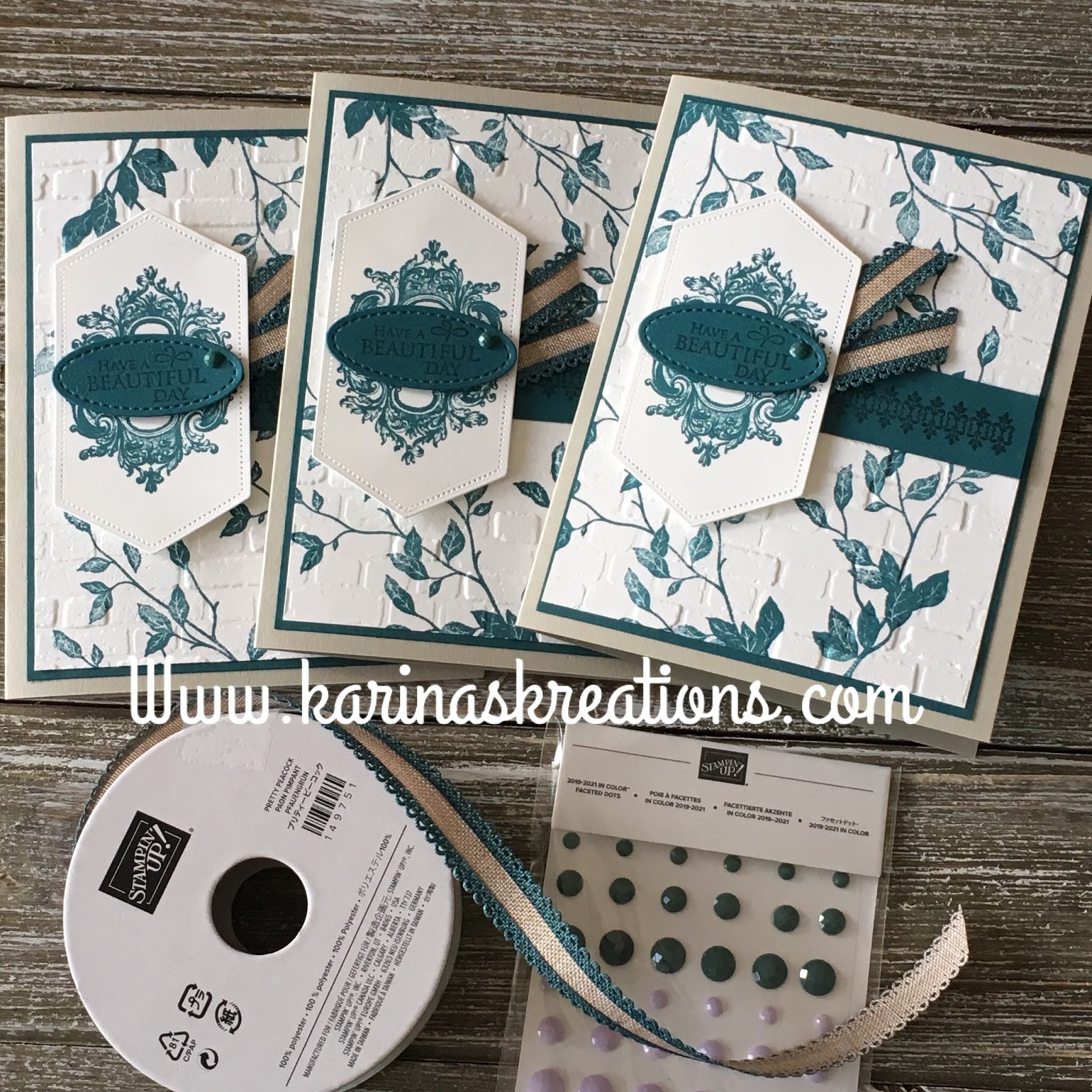 Make a Beautiful Very Versailles card! Karina Chin, Stampin' Up
