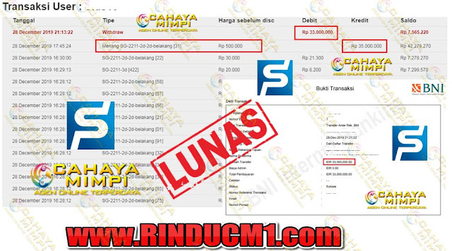 BUKTI JP MTO &amp; CAHAYA