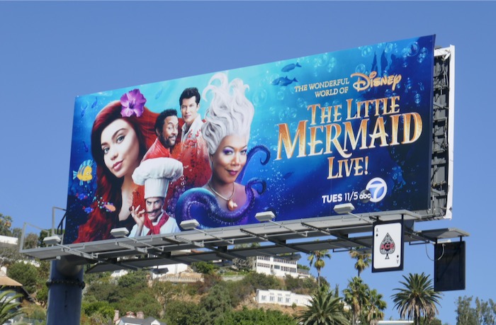 Disney The Little Mermaid Live! billboard Disney Little Mermaid Live billboard
