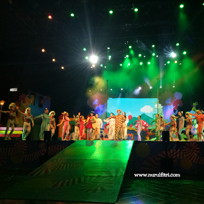 pertunjukan sirkus dreamland di trans studio bandung