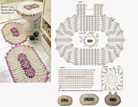 Juego de baño al crochet | Todo crochet