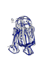 08-Star-Wars-R2-D2-Octavian-Mielu-Colored-Smoke-Drawings-of-Superheroes-www-designstack-co