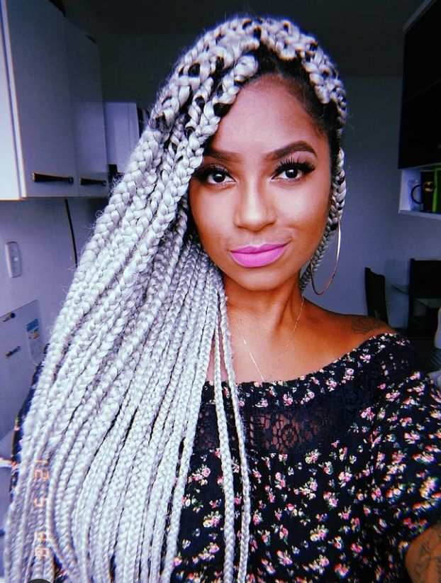 30+ Beautiful Grey Braids Styles that you should try this season ...