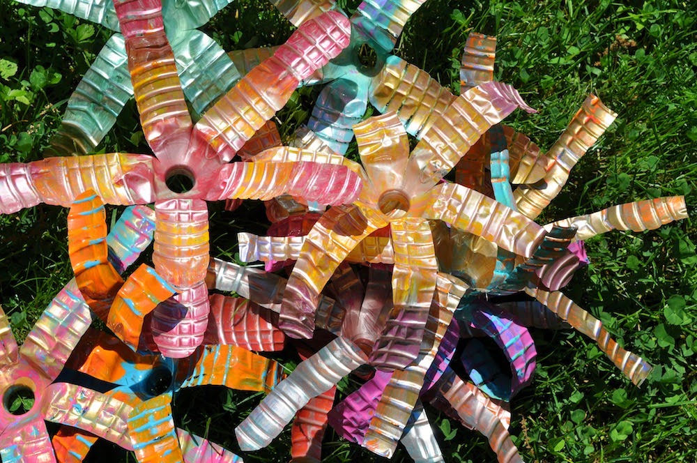 Art with Kids Water Bottle Sculpture