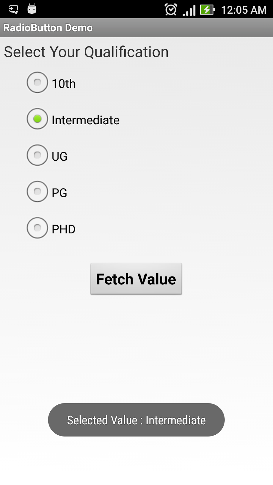 Tkinter radio button all selected