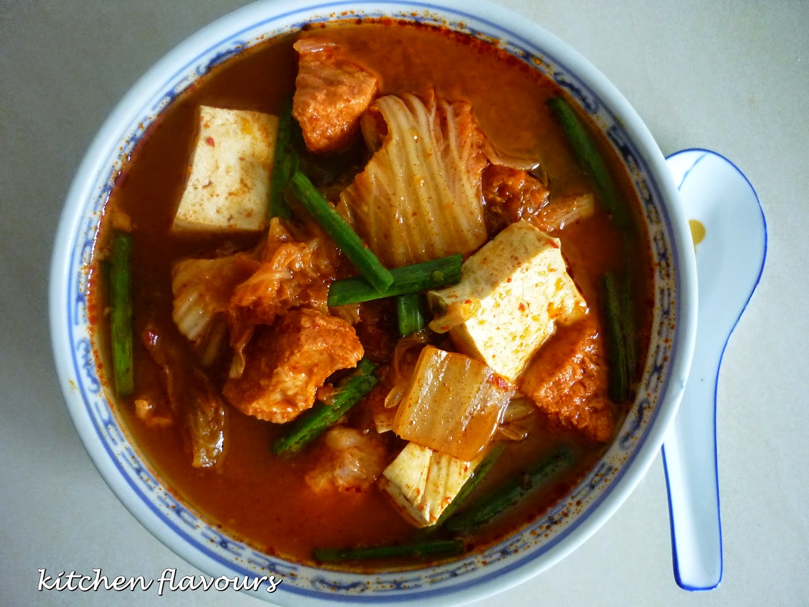 kitchen flavours Kimchiguk (Kimchi Soup)