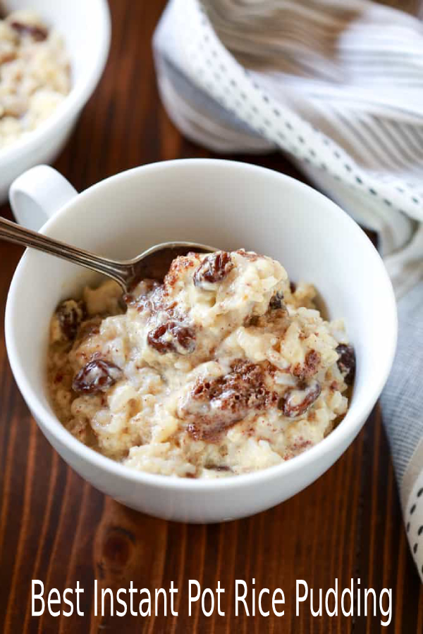 Best Instant Pot Rice Pudding happy cook