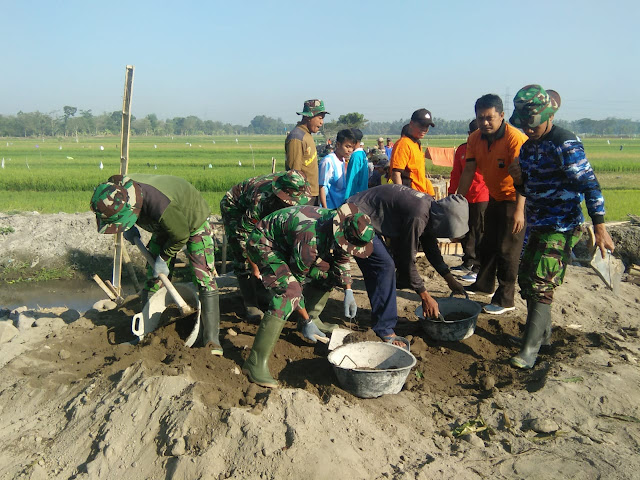 Polri Dukung Penuh TNI dalam TMMD Reg 105 Kodim Klaten 