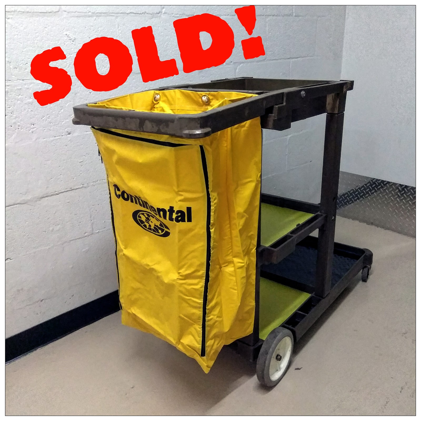 Continental Janitor Cart Refurbish and Mods