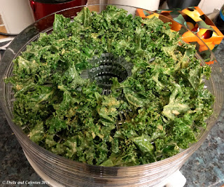 Dehydrating kale for kale crisps Dehydrating kale for kale crisps
