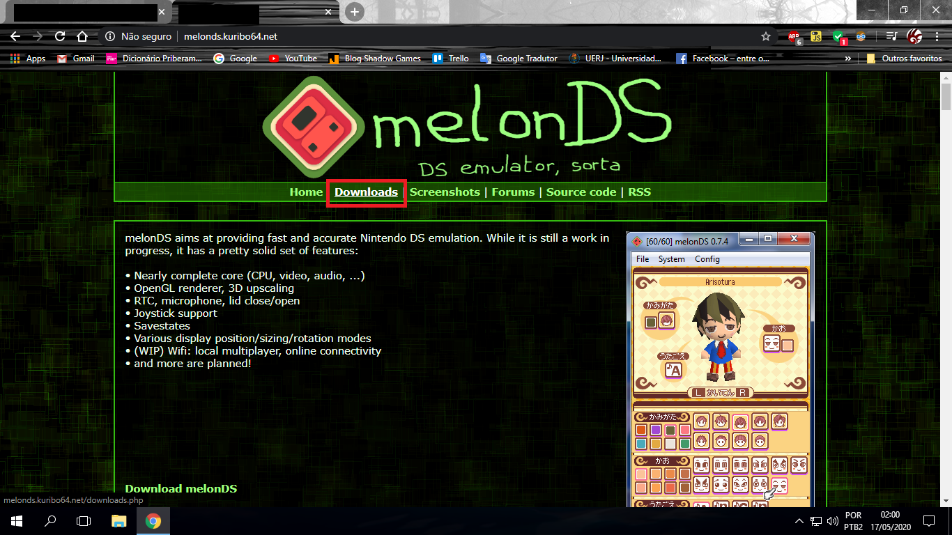 Tutorial MelonDS emulador de Nintendo DS para PC (Windows e Linux