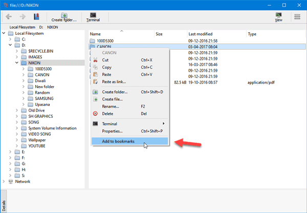 Application de gestion de fichiers gratuite Shallot pour Windows