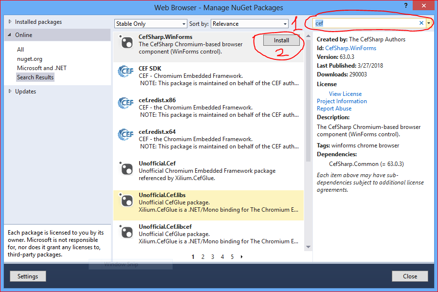 Creating a  Browser With Integrated Chromium using C