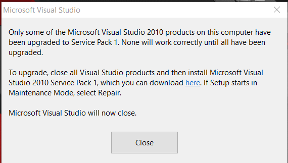 Visual Studio Service Pack 1 Free Download
