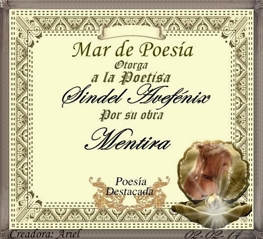 POEMA DESTACADO "MENTIRA"