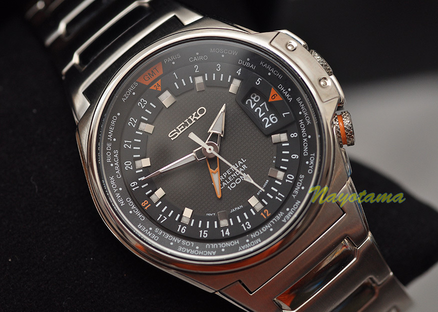 [ SOLD] Seiko GMT Perpetual Calendar SLT101 movement 8F56 Toko Nayotama