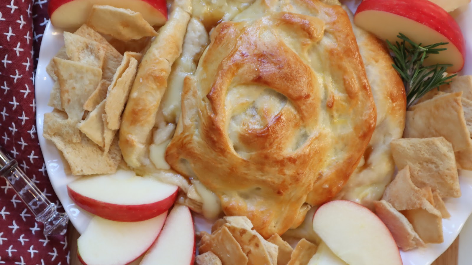 My Sweet Savannah baked apple brie