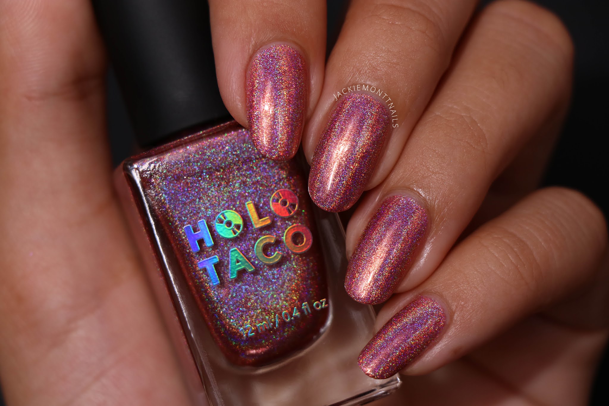 Holo Taco Pastel Rainbow Collection Swatch & Review JACKIEMONTT
