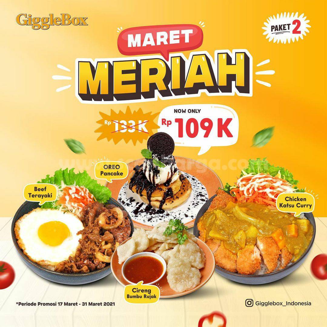 Promo GIGGLE BOX Harga Spesial Paket Maret Meriah! Hanya Rp 109.000