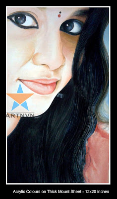 Top Best Professional Colour Pencil Pastel Water Colour Portrait Painting Artist in Hyderabad Telangana INDIA