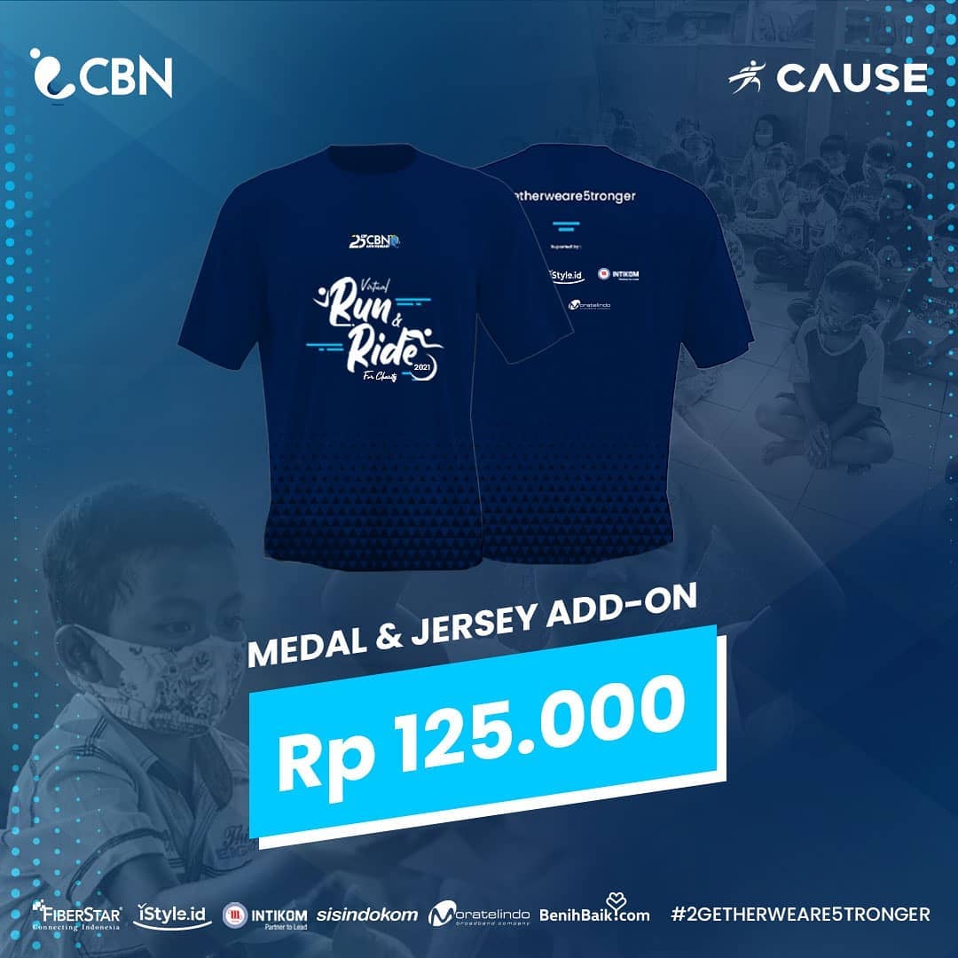 Jersey 🔍 CBN Virtual Run & Ride for Charity • 2021 Jersey 👕 CBN Virtual Run & Ride for Charity • 2021