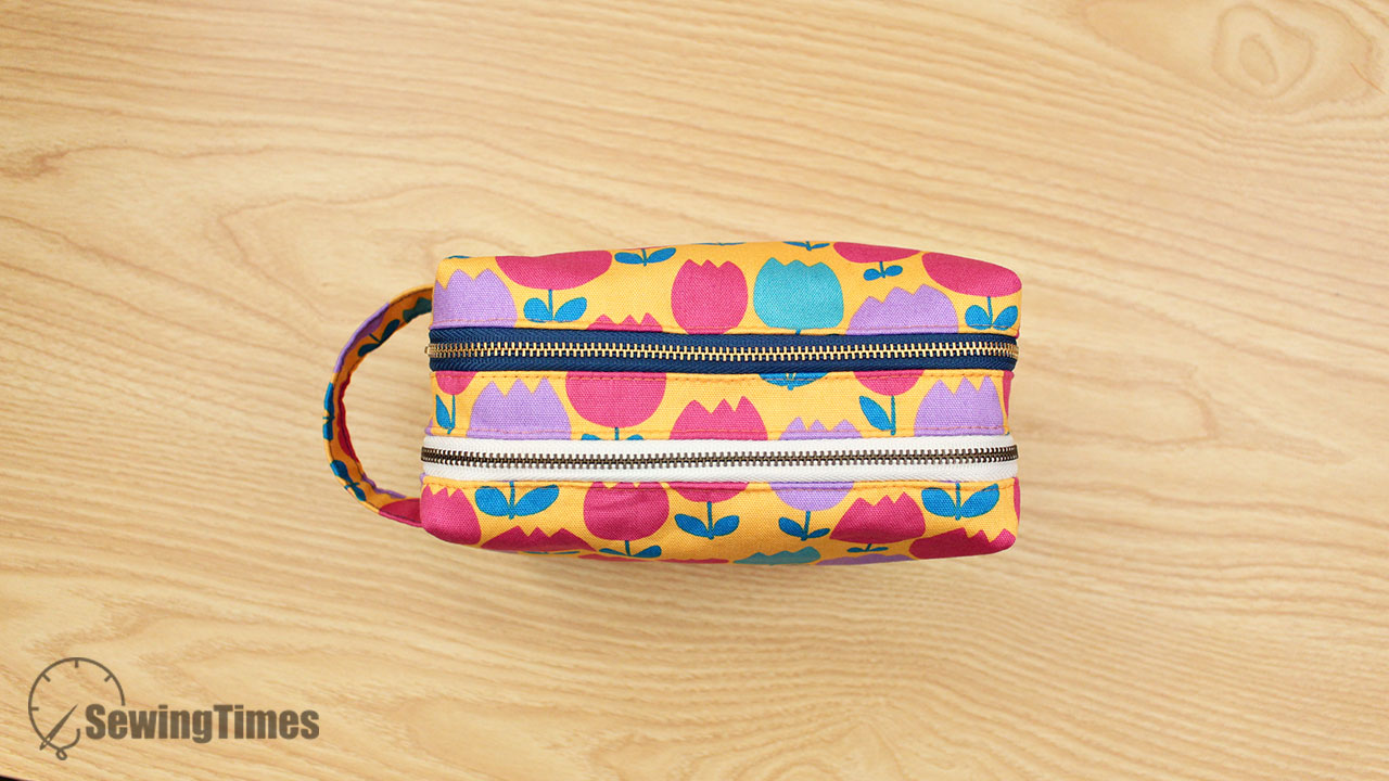 DIY Double Zipper Pencil Case – diy pouch and bag with sewingtimes