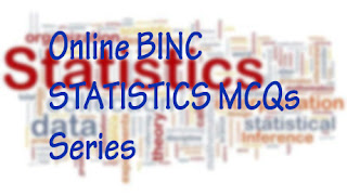 Online BINC  STATISTICS MCQs Series 