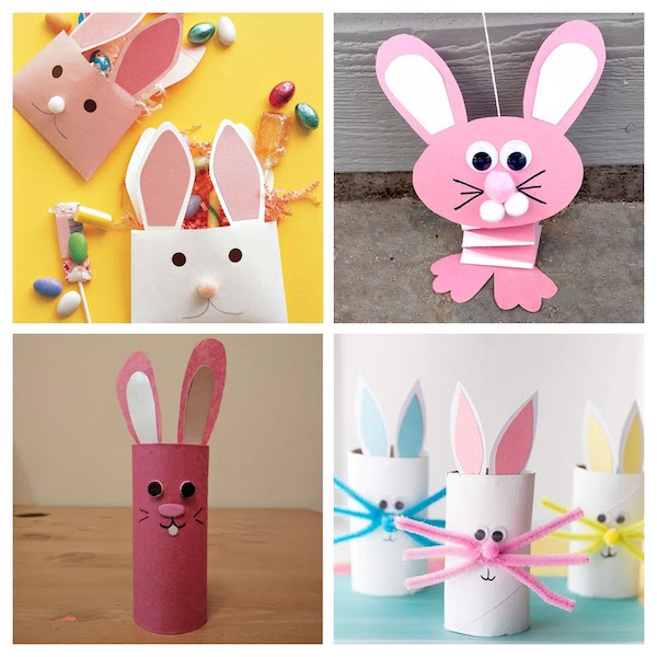 25 Cute Easter Bunny Crafts for Kids - The Joy of Sharing