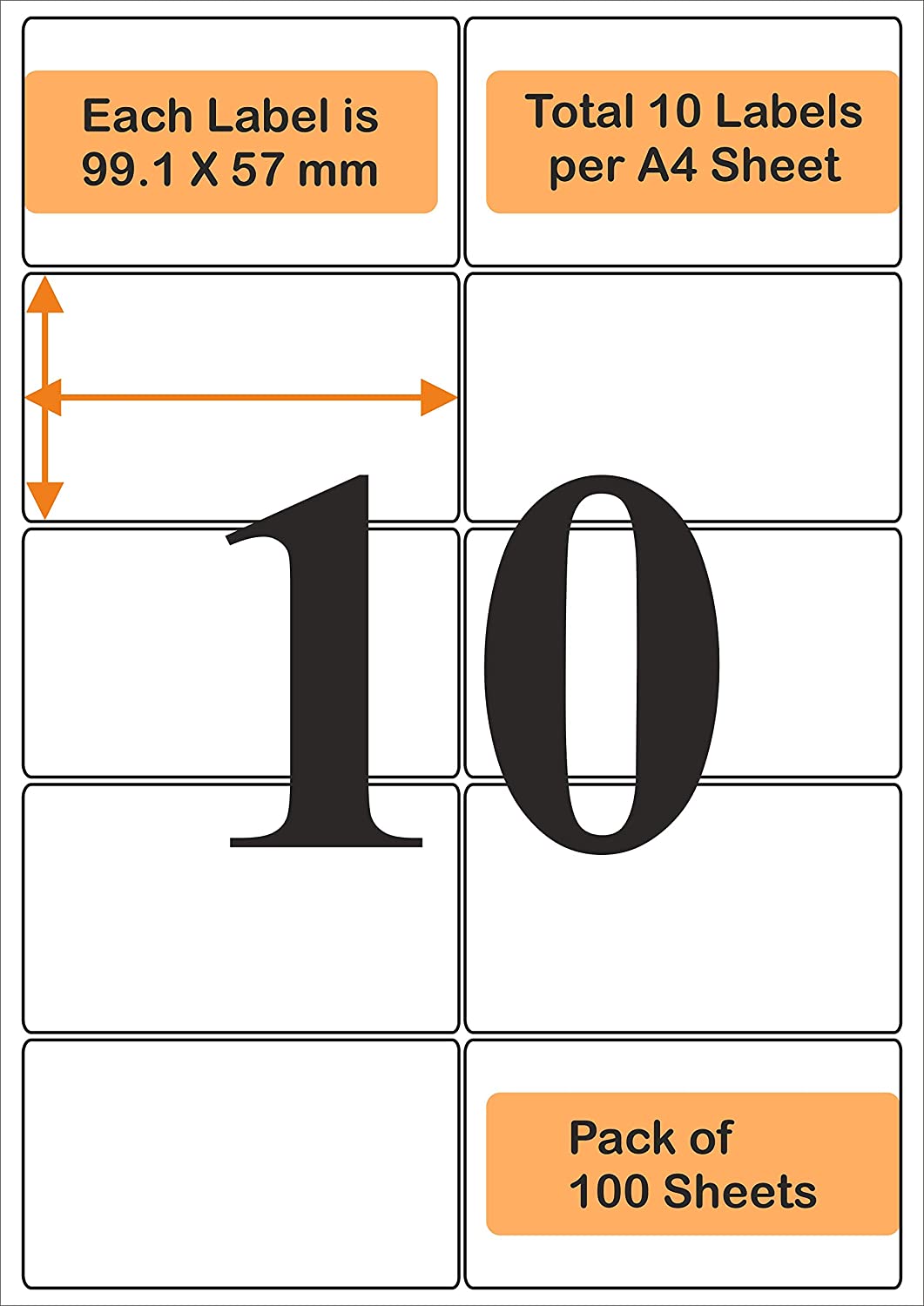 Compare Price A4 Sheet Self Adhesive Label Oddy Novajet VCR Desmat