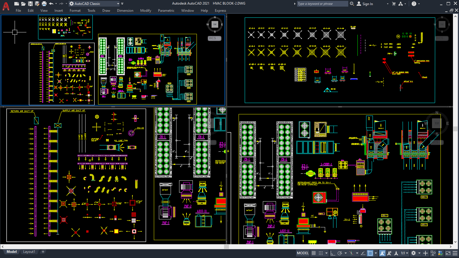 AutoCAD Blocks for HVAC Design [DWG]