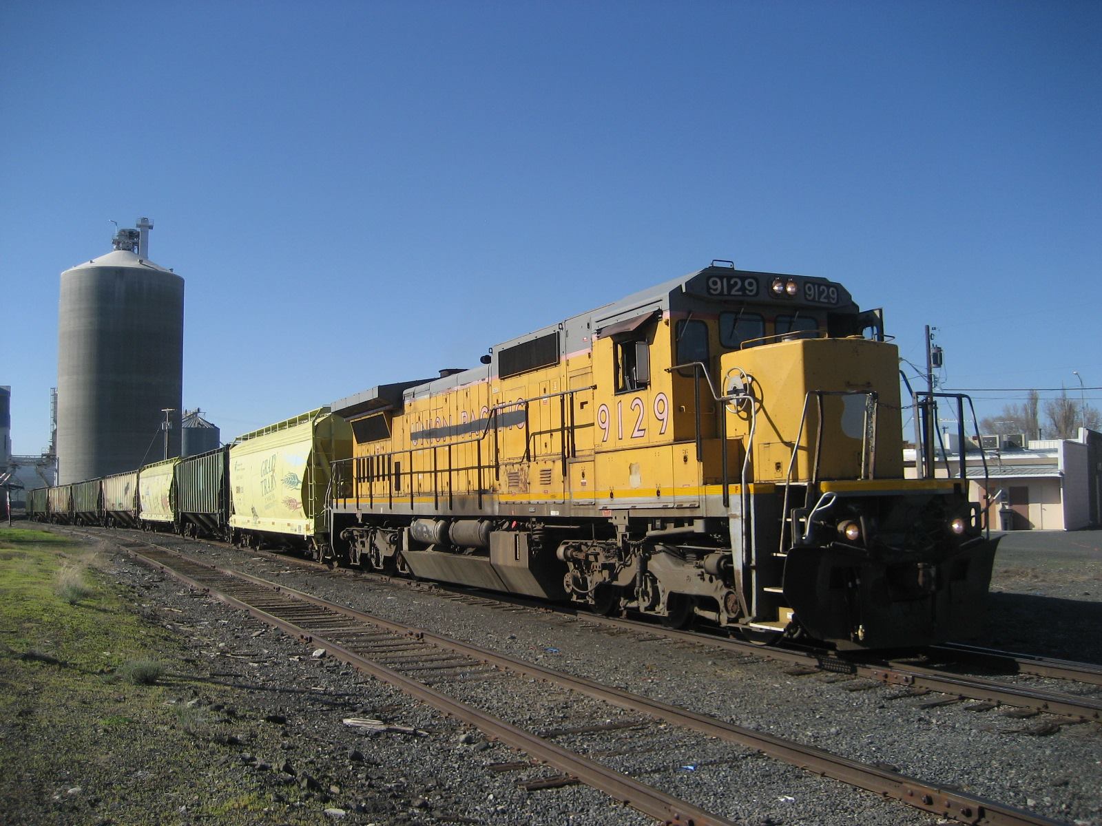 Big Bend Railroad History 9129 At Coulee City