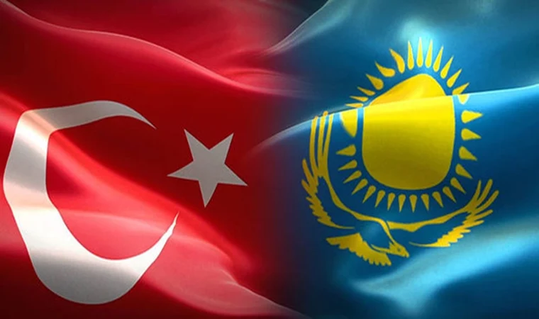 Türkiye ve Kazakistan Bayrağı