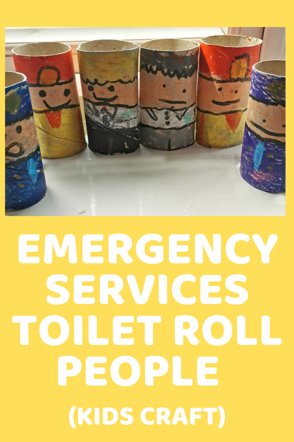 Emergency Services Toilet Roll People - Kids Craft