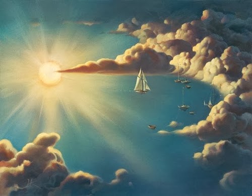 08-Haven-Vladimir-Kush-Surreal-Lands-Paintings-www-designstack-co