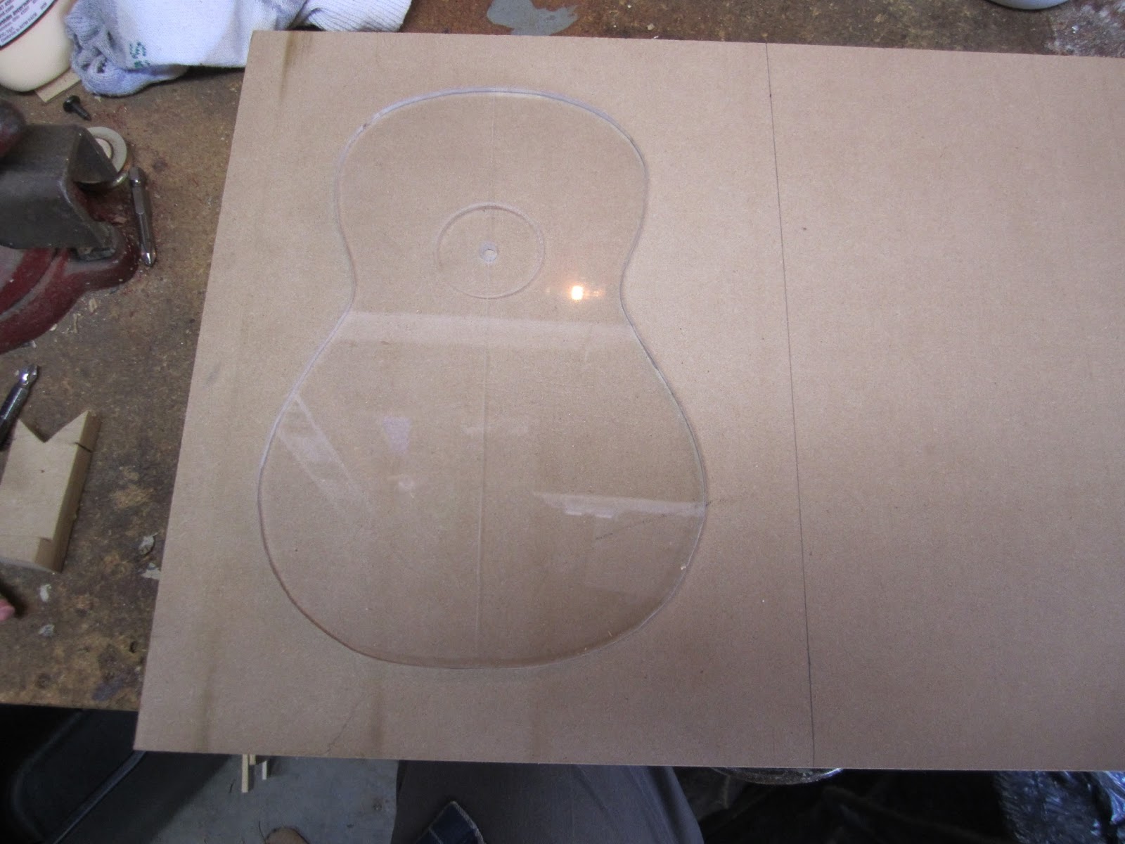 Summer Garage Luthier Making a Ukulele mold