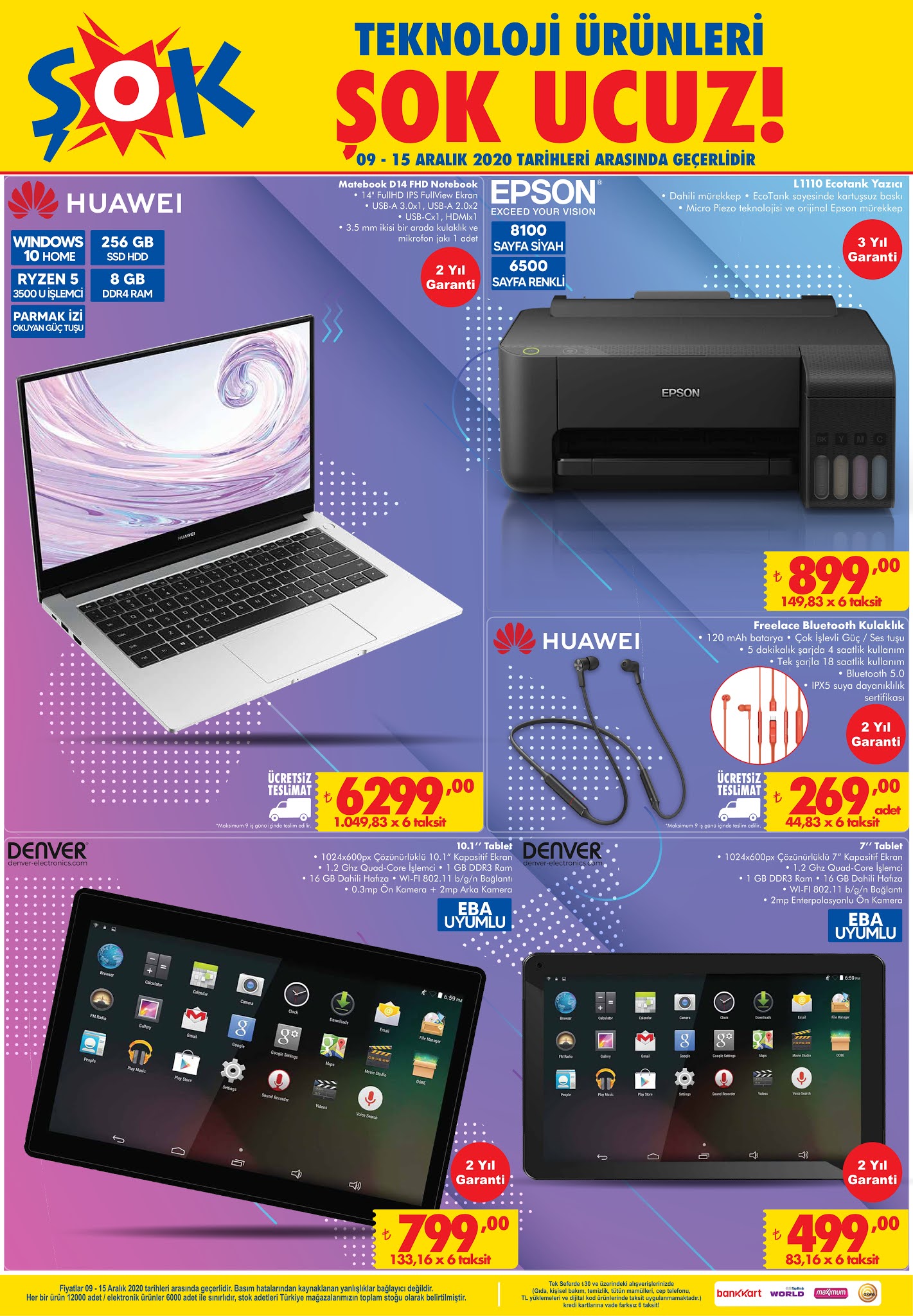 09-15 Aralık 2020 ŞOK Haftanın Fırsatları Posteri