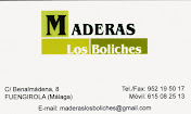 MADERAS LOS BOLICHES